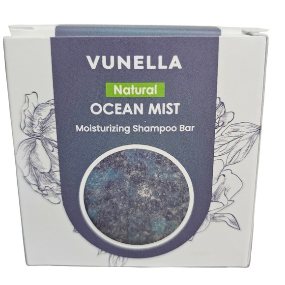 Vunella Other - Vunella Natural Ocean Mist Moisturizing Shampoo Bar 1.9oz Vegan SLS Free USA